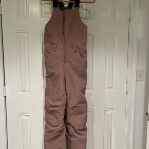 686 Pink Insulated Snow Bib Overalls, Youth XL